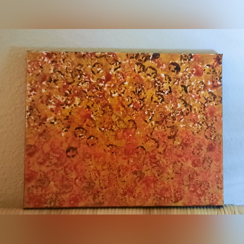 Original Art Abstract  Painting on Canvas